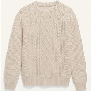 Boys cream sweater
